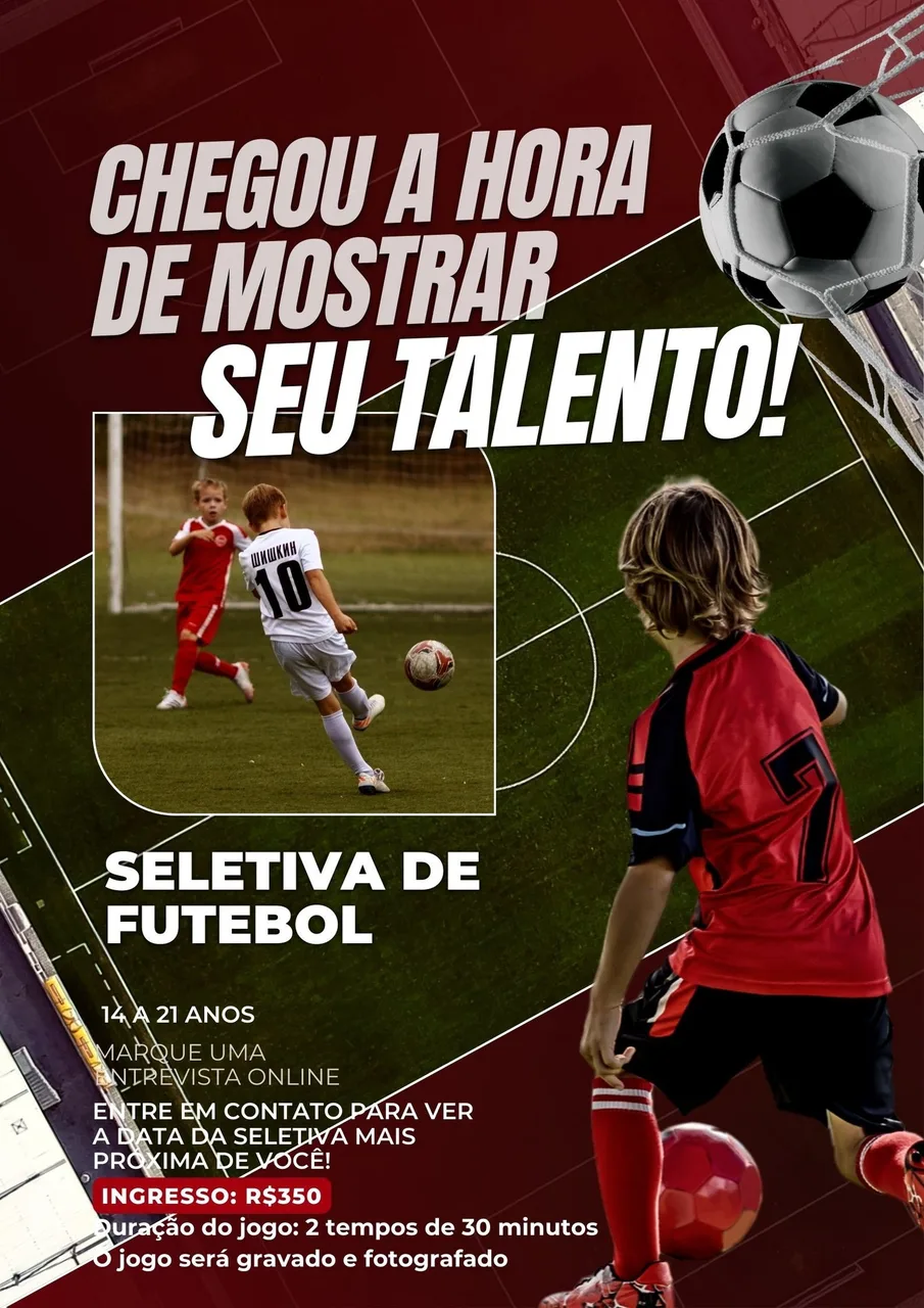 Imagem do grupo Seletivas / Peneiras de Futebol